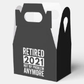 2021 nicht mehr mein Problem Geschenk Geschenkschachtel (Geöffnet)