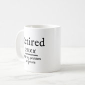 2021 nicht mehr mein Problem Kaffeetasse (Vorderseite Links)