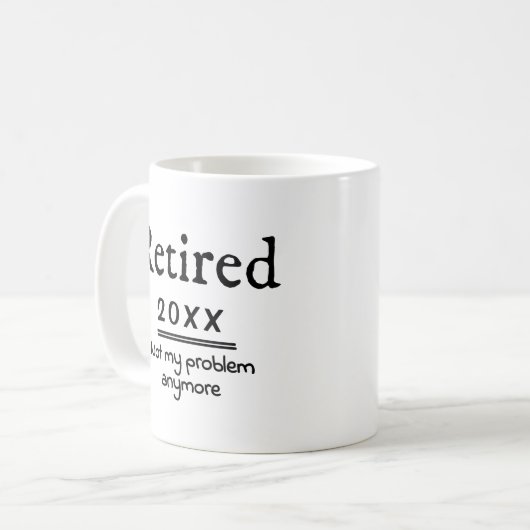 2021 nicht mehr mein Problem Kaffeetasse (Vorderseite Links)