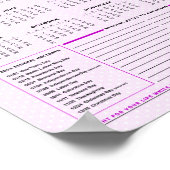 2021 - nüchterne und saubere Erholung - Jahreskale Poster (Ecke)