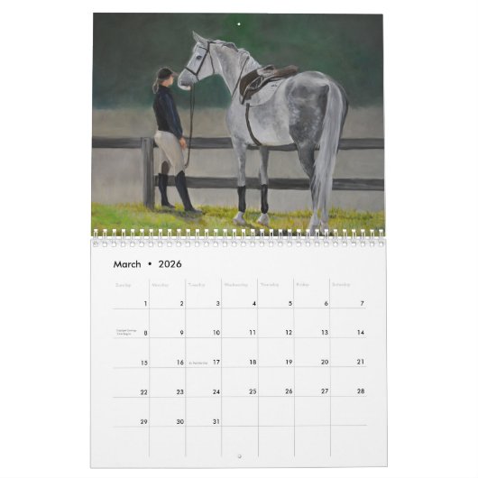 2021 Pferdekunstkalender von Charlotte Yealey Kalender (Mär 2026)