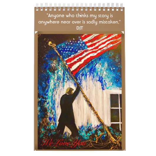 2021 Präsident Trump-Kalender Kalender (Titelbild)