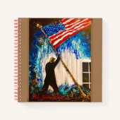 2021 Präsident Trump-Notebook Notizblock (Vorderseite)