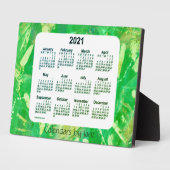 2021 Recoleta Green Tracks Desk Kalender von Janz Fotoplatte (Seite)