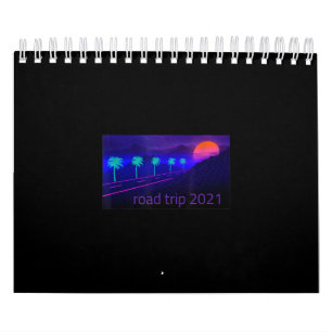 2021 Road Trip Travel Souvenir Camper Wandern Kalender