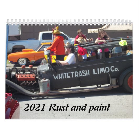 2021 Rust- und Lackruss-frisierte Auto-Rutenkalend Kalender (Titelbild)