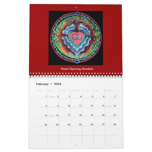 2021 Sacred Circles Illuminated Mandala 2013 Calen Kalender (Feb 2026)
