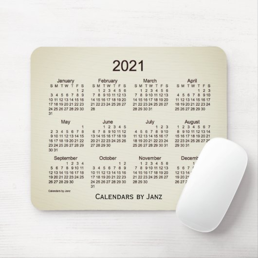 2021 San Telmo Kalender von Janz Mouse Pad Mousepad (Mit Mouse)