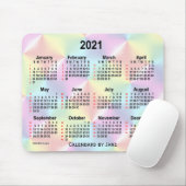 2021 Satin Rainbow 52 Weeks Calendar by Janz Mousepad (Mit Mouse)