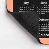 2021 Schwarzer Korallenkalender von Janz Mousepad (Ecke)