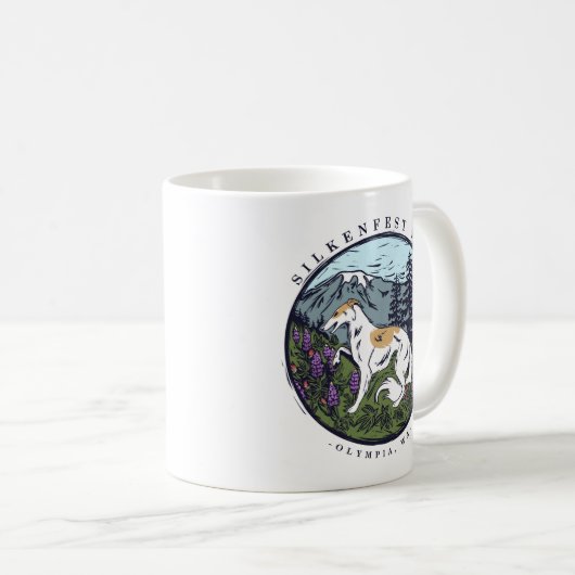 2021 Silken Windhounds Silkenfest Logorunde Kaffeetasse (VorderseiteRechts)