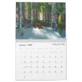 2021 Silverwebforge 3D Landschaftskalender Kalender (Jan 2027)