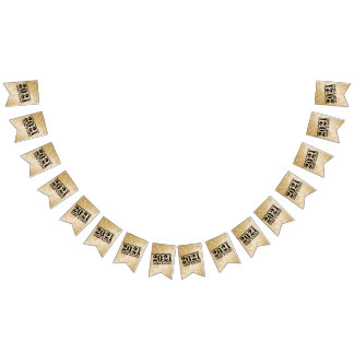 2021 Sober & Clean Celebrates Erholung Sobriety Wimpelkette