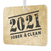 2021 Sober & Clean Drug & Alcohol Advocation Free Autolufterfrischer (Links)