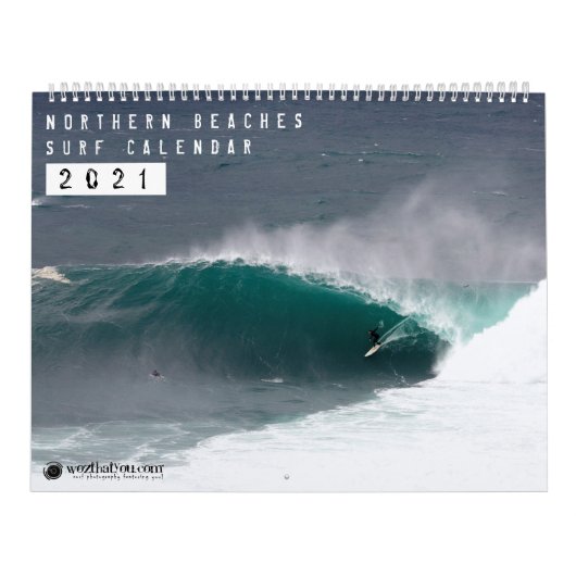 2021 Surfkalender für Nordstrände Kalender (Titelbild)