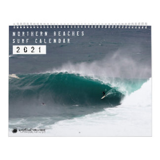 2021 Surfkalender für Nordstrände Kalender