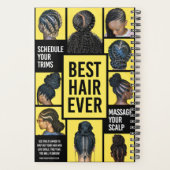 2021 Tagesplaner für Lebensziele und Haarpflege Planer (Rückseite)