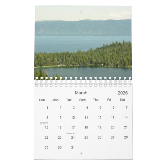 2021 Tahoe-Kalender Kalender (Mär 2026)