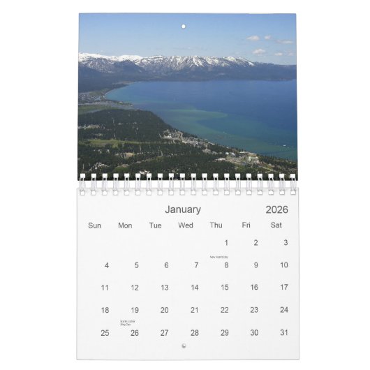 2021 Tahoe-Kalender Kalender (Jan 2026)