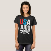 2021 USA Judo Player Apparel American  for US Judo T-Shirt (Vorne ganz)