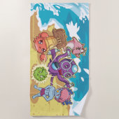 2021- Vaccine Power-UP Strandtuch (Vorderseite)