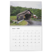2021 Vermont Bridges Kalender (Mär 2027)