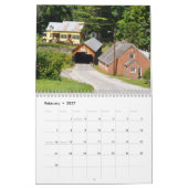 2021 Vermont Bridges Kalender (Feb 2027)