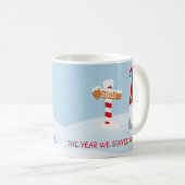 2021 Weihnachten Das Jahr, das wir "Genom" Bleibe Kaffeetasse (VorderseiteRechts)