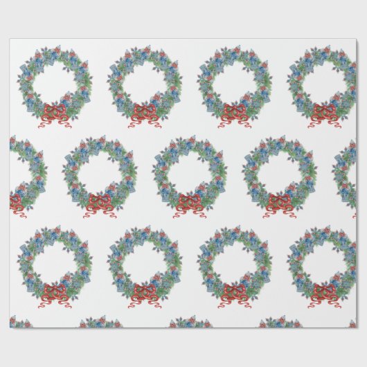 2021 Weihnachtsginger Jar Geschenkpapier (Flach)