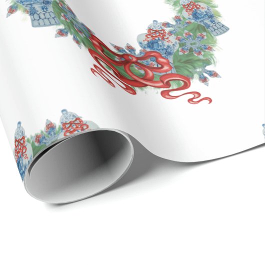 2021 Weihnachtsginger Jar  Geschenkpapier (Rolleneckpunkt)