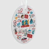 2021 Weihnachtsjahrgang Ornament (Vorderseite)