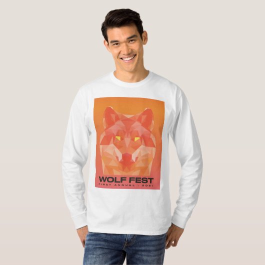2021 Wolf Fest Long T - Shirt - Logo vorne (Vorne ganz)