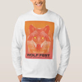 2021 Wolf Fest Long T - Shirt - Logo vorne (Vorderseite)