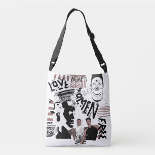 2021 Women's Day Tasche, Sisters X Design Fundrais Tragetaschen Mit Langen Trägern