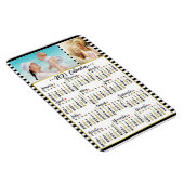 2021 Year Monthly Calendar Stripes | Custom Photos Magnet (Rechte Seite)