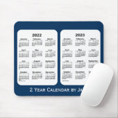 2022-2023 Police Box Blue 2 Year Calendar by Janz Mousepad (Mit Mouse)