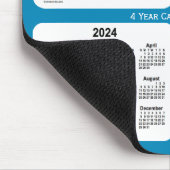 2022-2025 Steel Blue 4 Year Calendar by Janz Mousepad (Ecke)