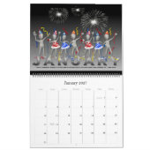 2022 3D-Piepse großer Kalender mit Anführungszeich (Jan 2027)