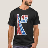 2022 4th Of July Independence Day Us American Flag T-Shirt (Vorderseite)