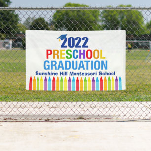 2022 Abschluss Custom Crayon School Banner