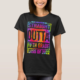 2022 Abschluss Tiedye Straight Outta 5. T-Shirt