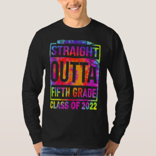 2022 Abschluss Tiedye Straight Outta 5. T-Shirt
