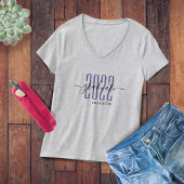 2022 Absolvent Senior mit Name T-Shirt