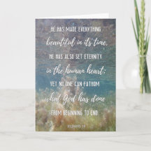 2022 Alte Gewässer: Ekclesiastes 3:11