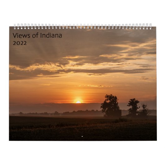 2022 Ansichten von Indiana Kalender (Titelbild)