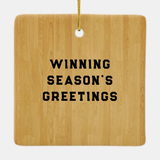 2022 Basketball-Keepake Keramikornament (Rückseite)