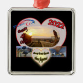 2022 Beauty and Dot.ca Square Memorial Ornament (Vorne)
