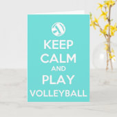 2022 Behalt Calm Play Volleyball Karte (Gelbe Blume)