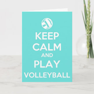 2022 Behalt Calm Play Volleyball Karte
