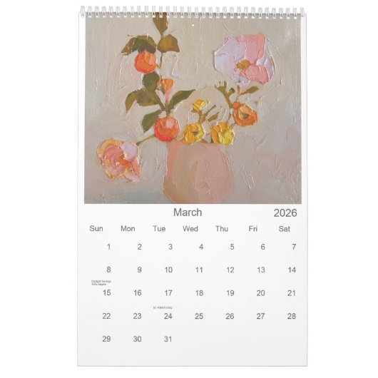 2022: Bilder von Piya Samant Calendar Kalender (Mär 2026)